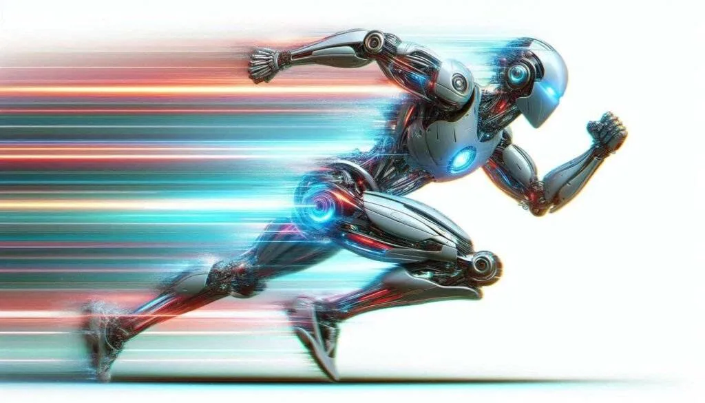 boston dynamics fast running robot elon strobe